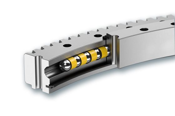 四点球回转支承模型图